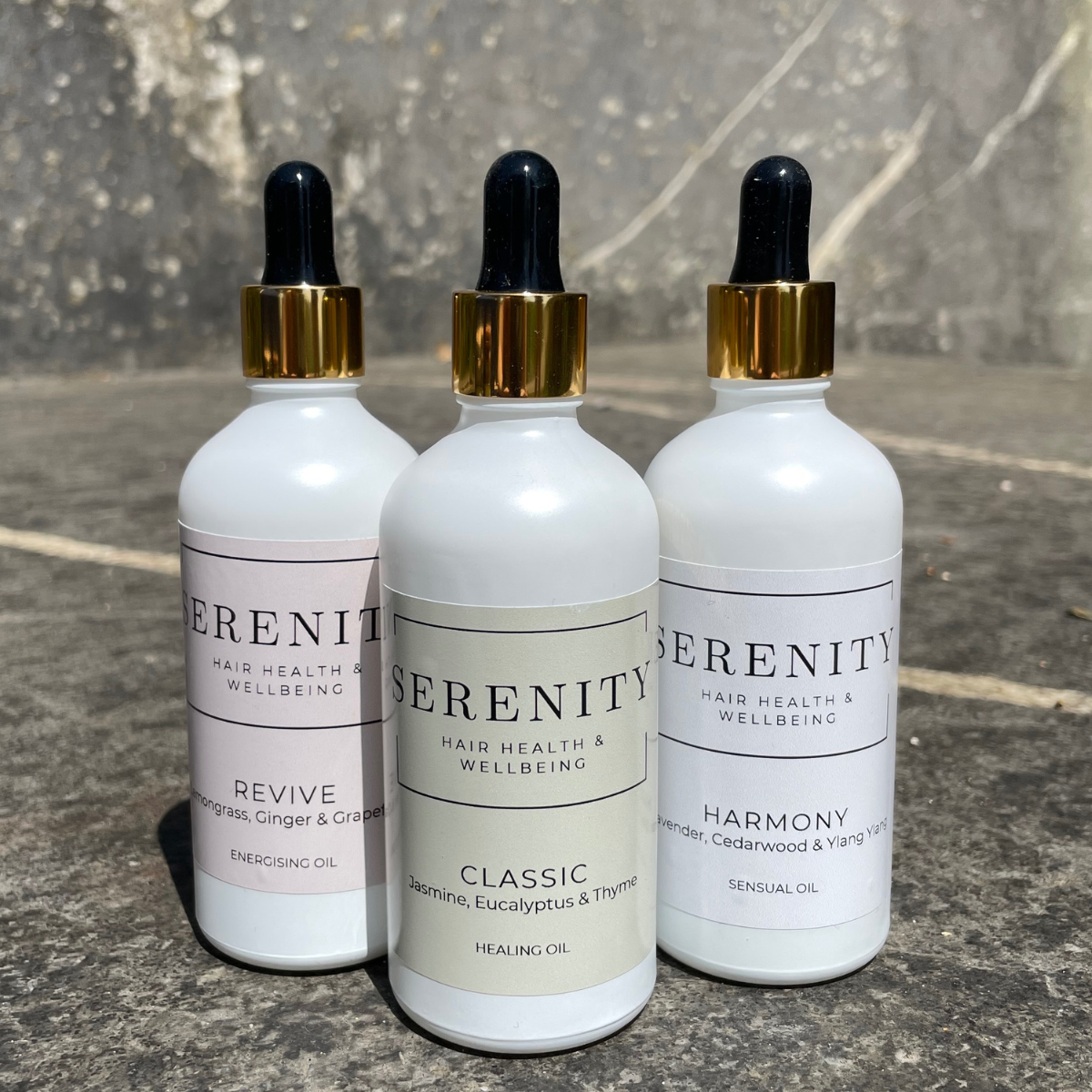 Serenity HHWB scalp, hair, skin oil